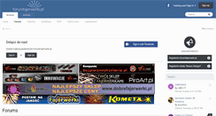 Desktop Screenshot of forumfajerwerki.pl